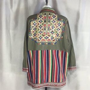 Zara embellished jacket